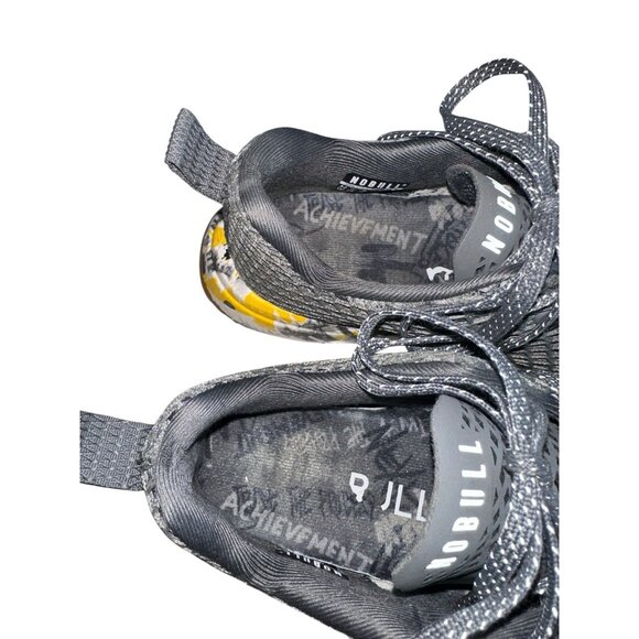 NOBULL Artists for Humanity/Boston Mesh Runner Shoes Grey Yellow Men’s 7.5 W 9